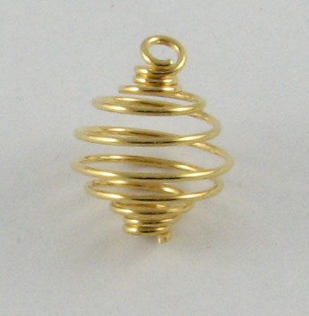 Spiralhållare 16x13 mm, guldfärgad