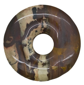 Jaspis, Cappuchino "donut" 40 mm