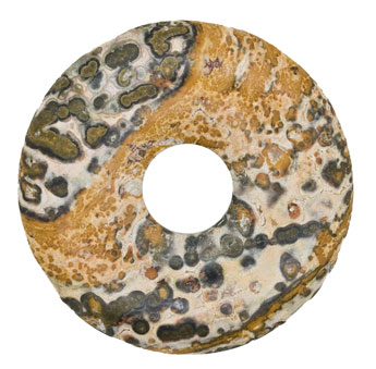 Jaspis, leopard "donut" 40 mm