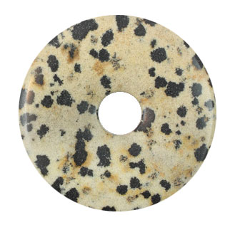 Jaspis- dalmatiner donut 40 mm