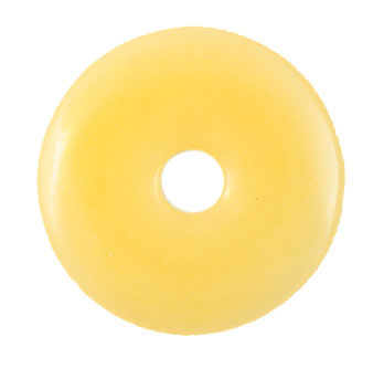 Kalcit, gul "donut" 40 mm