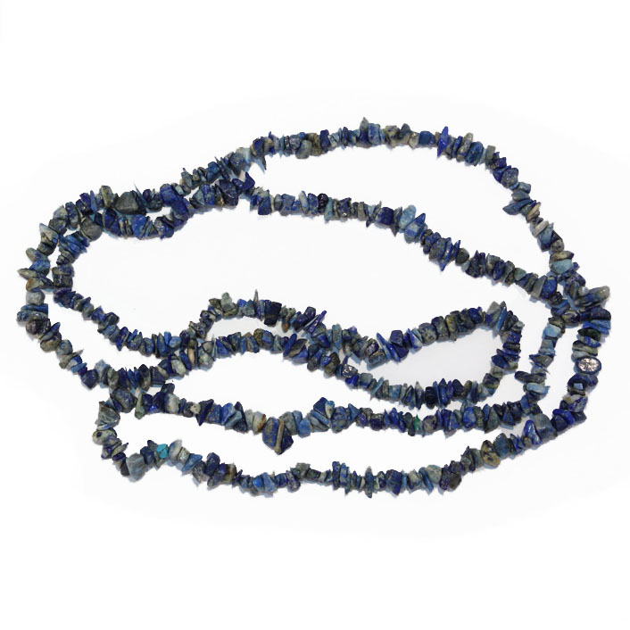 Lapis lazuli - halsband 90 cm