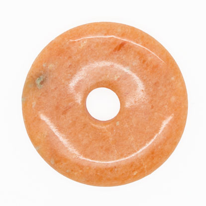 Kalcit, orange "donut" 40 mm