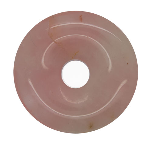 Rosenkvarts- donut 30 mm