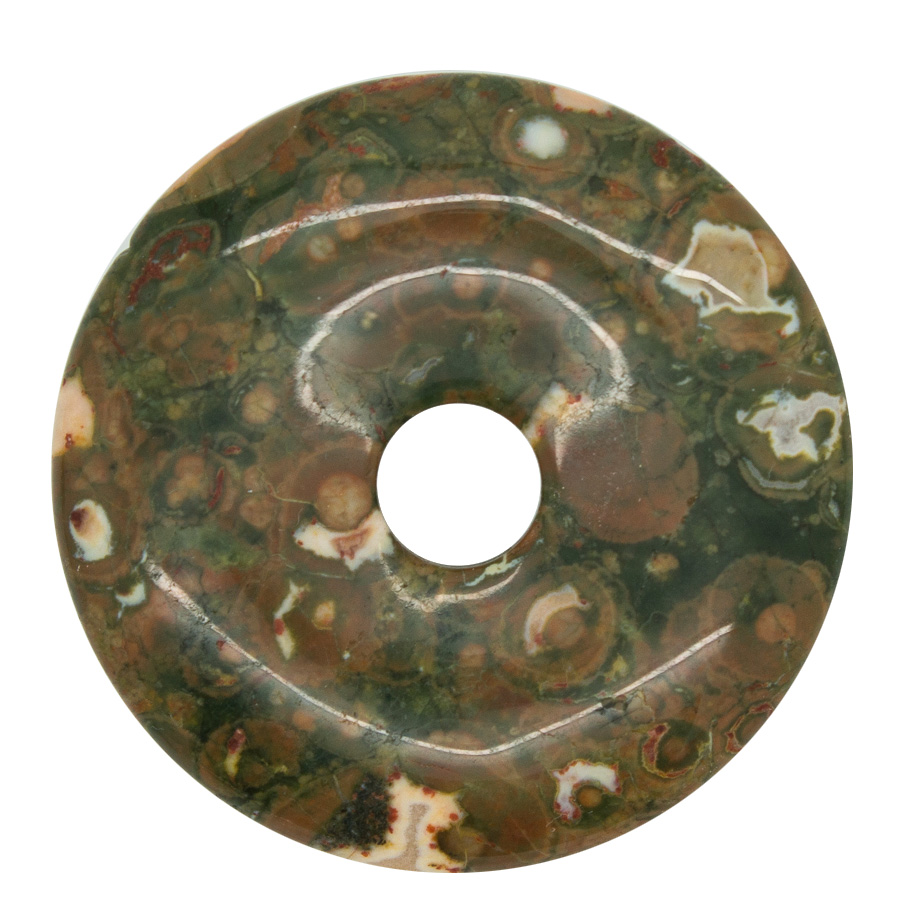 Ögon-jaspis "donut" 40 mm