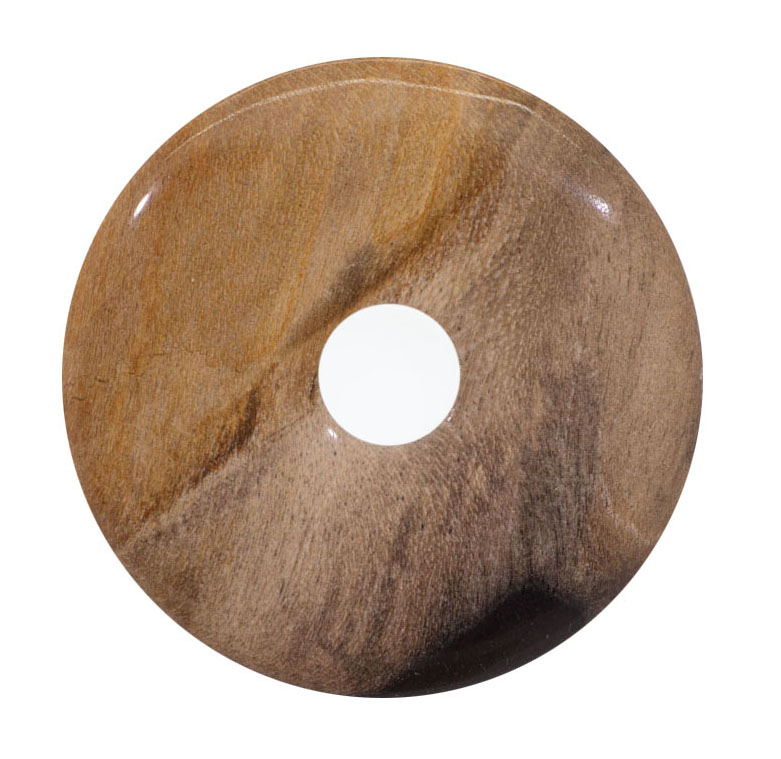 Förstenat trä "donut" 40 mm