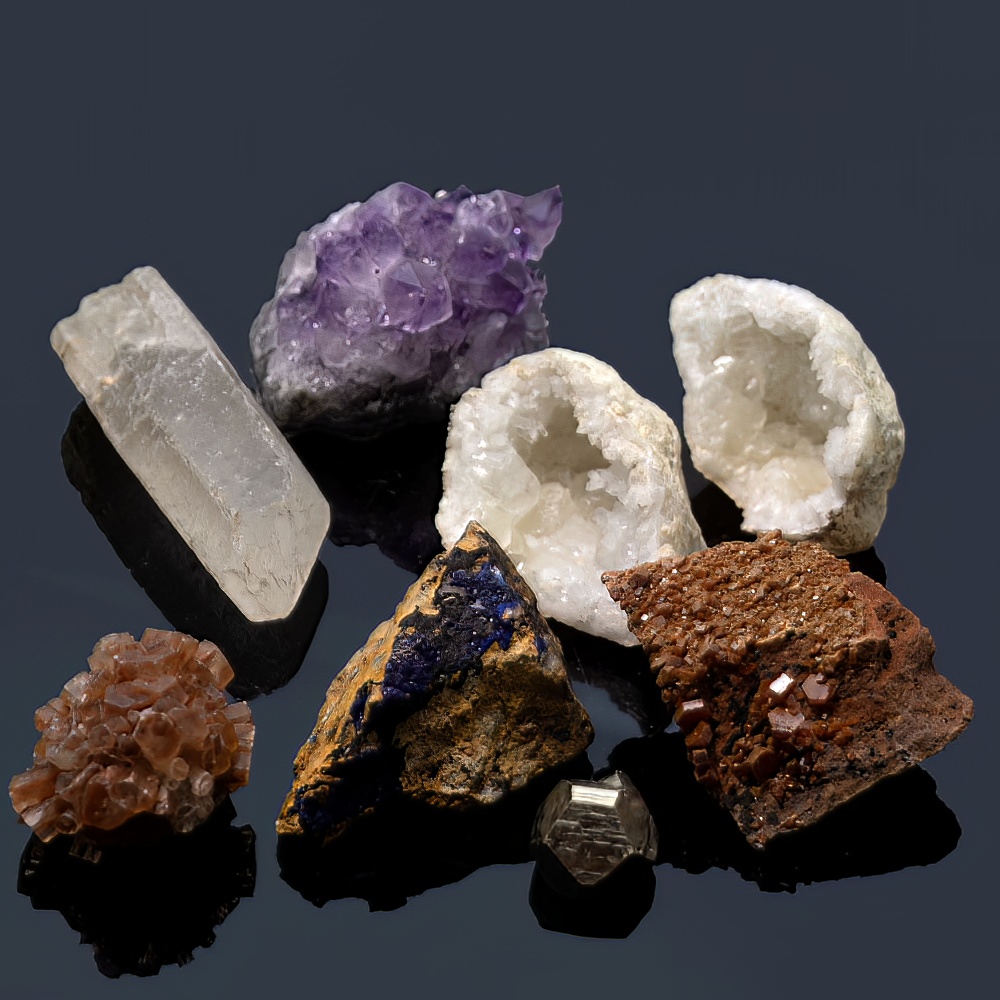 Mineralset -7 stycken mineral